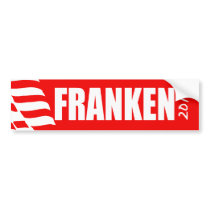AL FRANKEN Election Gear bumper stickers