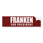 AL FRANKEN Election Gear Bumper Sticker