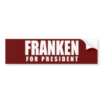 AL FRANKEN Election Gear bumper stickers