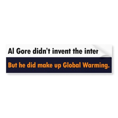Al Gore Didn't invent the internet Bumper Sticker by Libertymaniacs