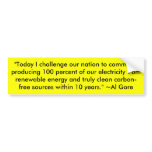 Al Gore quote bumper stickers