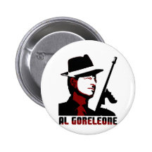 AL GORELEONE PINBACK BUTTON
