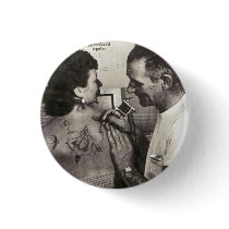Al Shieferly tattoos Rose Pinback Buttons