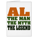 Al - the Man, the Myth, the Legend! Greeting Card