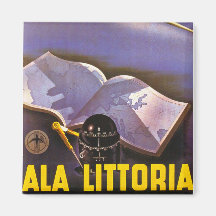 Ala Littoria Magnets