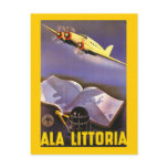 Ala Littoria Postcard