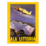 Ala Littoria Postcard