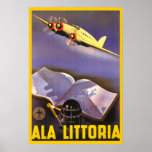 Ala Littoria Print