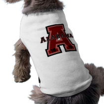 Alabama 'A' Red Pet Clothing
