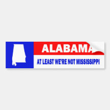 ALABAMA BUMPER STICKER