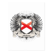 Alabama Crest Post Card