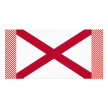 Alabama Flag Custom Photo Card