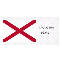 Alabama Flag Photo Greeting Card