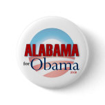 Alabama for Obama Pin