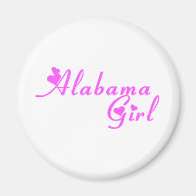 Alabama Girl Refrigerator Magnet