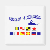 Alabama Gulf Shores 1 Refrigerator Magnet