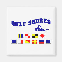 Alabama Gulf Shores 2 Refrigerator Magnets