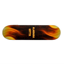 Alabama Hottie fire Red Marble Skateboard