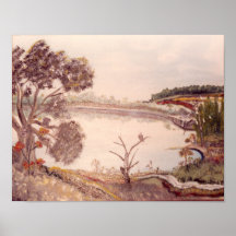 Alabama Peaceful Lake Print