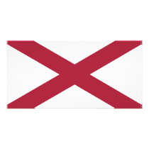 Alabama State Flag Picture Card