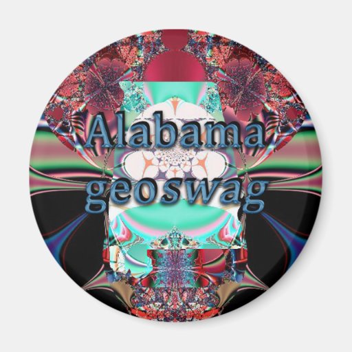 Alabama State Geocaching Supplies Magnet Geoswag