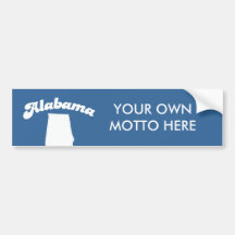ALABAMA STATE MOTTO T-SHIRT T-shirt Bumper Stickers