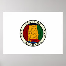 Alabama State Seal Posters