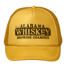 Alabama Whiskey Drinking Champion Hats