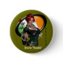 "Alainn" Sexy Irish Pinup Girl lucky Green Buttons