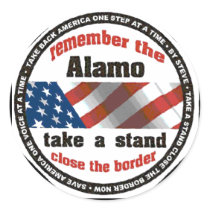 ALamo copy Round Stickers