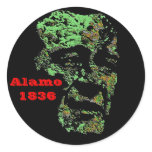 Alamo Round Stickers