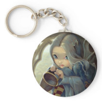 "Alannah and the Gargoyle" Keychain