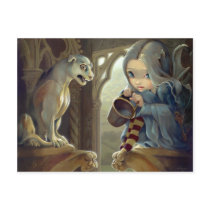 "Alannah and the Gargoyle" Postcard
