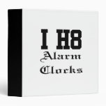 alarmclocks vinyl binder