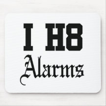 alarms mouse pad