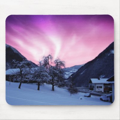 ALASKA - AURORA BOREALIS MOUSEPADS by pigwear