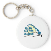 Alaska Bag Toss Champion Key Chain