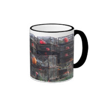 Alaska crab pots coffee mug