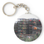Alaska crab pots keychain