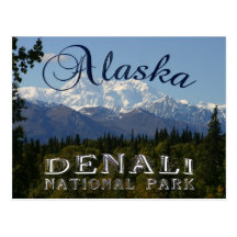Alaska Denali National Park Mount McKinley Card Post Cards