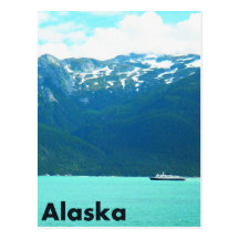 Alaska Ferry Post Card