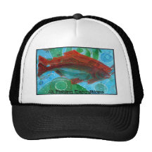 Alaska Fishing Expeditions Art by Dawn hat