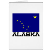 Alaska Flag Card