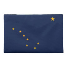 Alaska Flag Travel Accessories Bags