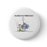 ALASKA FLYFISHERMAN buttons