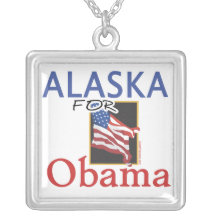 Alaska for Obama Election Jewelry
