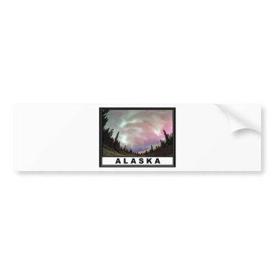 Alaska Great Bumper Sticker by ninuno