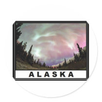 Alaska Great Round Stickers
