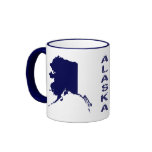 ALASKA MAP DESIGN MUGS