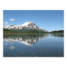 Alaska Mountain Reflection Custom Invitation